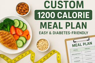 give you a weight loss meal plan 1200 calories and diabetes recipes