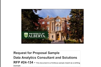 write a simple request for proposal