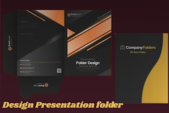 design corporate stationery and presentation folders for your business