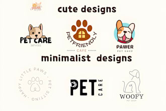 design a custom pet featuring your dog, cat or any pet logo