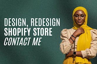 help shopify setup shopify store, redesign shopify design cloning