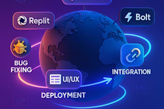 fix create deploy vibe apps replit lovable bolt v0 more