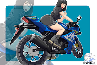 sketch your favorite anime, manga, vtuber, characters