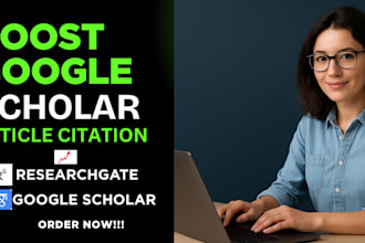 boost google scholar citation publish researchgate article backdate writing