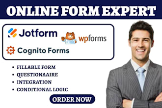 setup paper form wpforms cognito form docusign online survey jotform integration