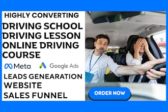 generate driving school leads online driving course latepoint learndash site