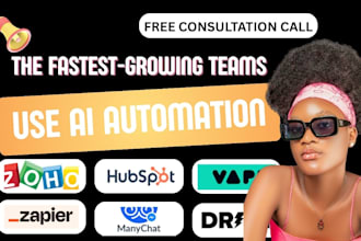 set ai workflows in zoho hubspot vapi zapier manychat chatbot vellum gong drift