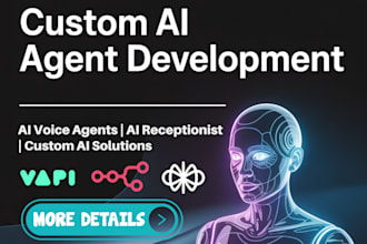 develop ai agent, custom ai agent, ai voice agent, ai receptionist services