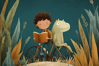 illustrate children story book illustration and  story book