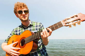 be your male country acoustic guitarist singer ghost producer, folk, rock song