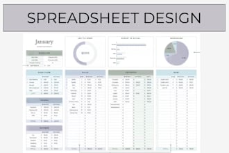 design excel spreadsheet job application academic beauty profit and loss tracker