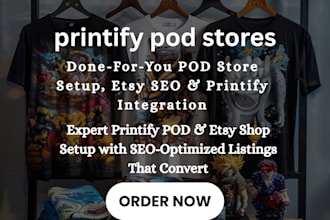 design printify pod store and etsy shop setup that boosts sales fast