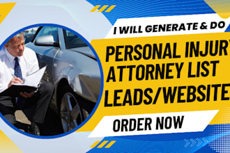 personal injury lawyer leads attorney leads law firm leads