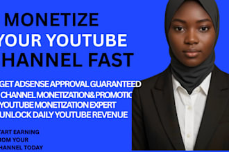 create a youtube channel for monetization