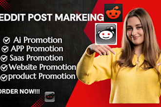 promote business website with reddit marketing and ai, app, saas, crypto