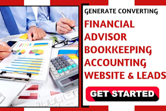 generate leads for accounting, bookkeeping, and auditing website
