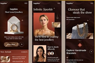 do squarespace jewelry store website diamond gold watch fashion brand website