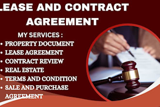 draft precise legal contracts, nda, lease and tenancy agreements