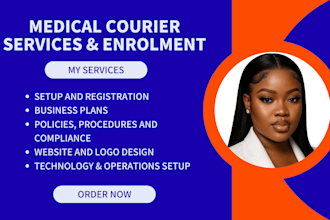 medical courier, medical website, healthcare, logistics website, nemt website