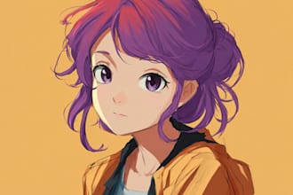 draw anime simple art