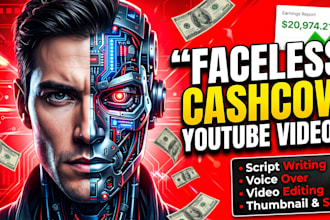 create top 10 cashcow video, shorts, reels and setup youtube automation channel