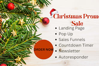 build a gohighlevel christmas holiday sales funnel and automation black friday