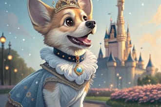 create amazing disney pet portrait