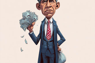 create funny political cartoons