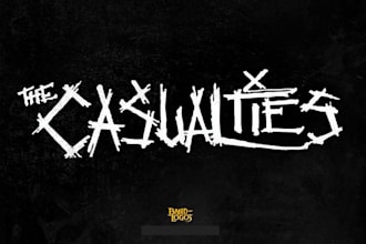 create an abstract extreme metal logo