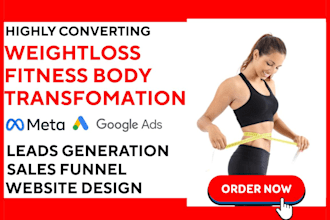 generate weight loss fitness body transformation leads diet and nutrition site