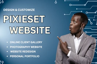 design photography business flyer and pixieset gallery for photographers
