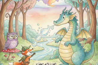 create watercolor illustrations for KDP children book