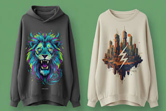 design custom clothing tshirt or hoodie