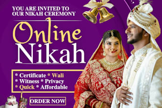 provide islamic online nikah marriage service within 24 hour