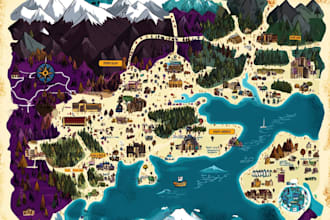 map illustration vector illustration vector map