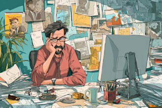 create political and editorial cartoons