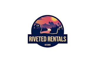 design wonderful air stream rental business logo