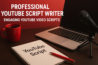 write documentary style youtube scripts and video scripts