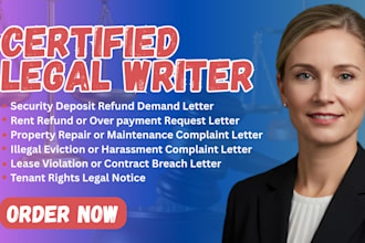 draft a strong landlord dispute or rent refund letter