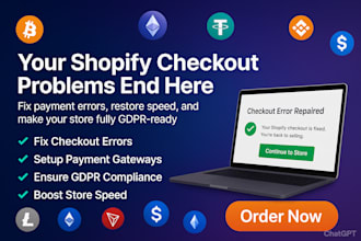 fix shopify checkout errors setup payment gateways ensure gdpr compliance amazon