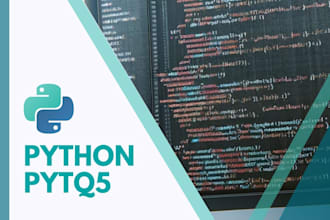 develop a python desktop app using pyqt5