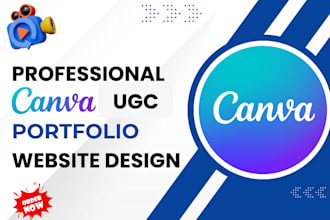 design canva website canva landing page redesign canva portfolio canva website