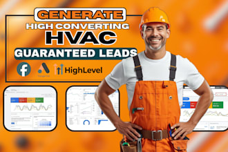 generate targeted hvac leads via email, facebook, google, linkedin ads