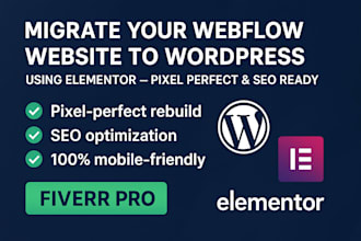 migrate webflow site to wordpress
