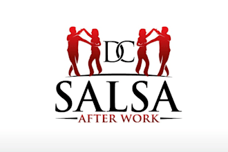 create a sexy amazing logo that combines a hot salsa dancing