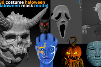 create halloween costumes, printable cosplay armor, helmet, and pepakura files
