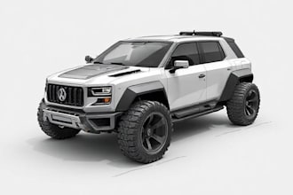 sketch a car or vehicle design digital drawing