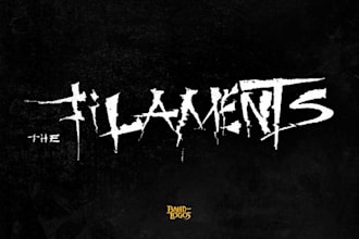 design a brutal gore metal logo