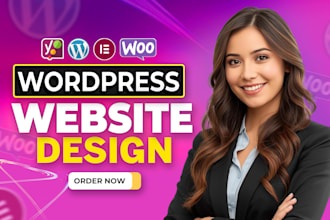 design or redesign wordpress website, blog and landing page design