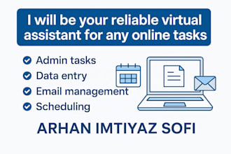 be your reliable virtual assistant for any online tasks